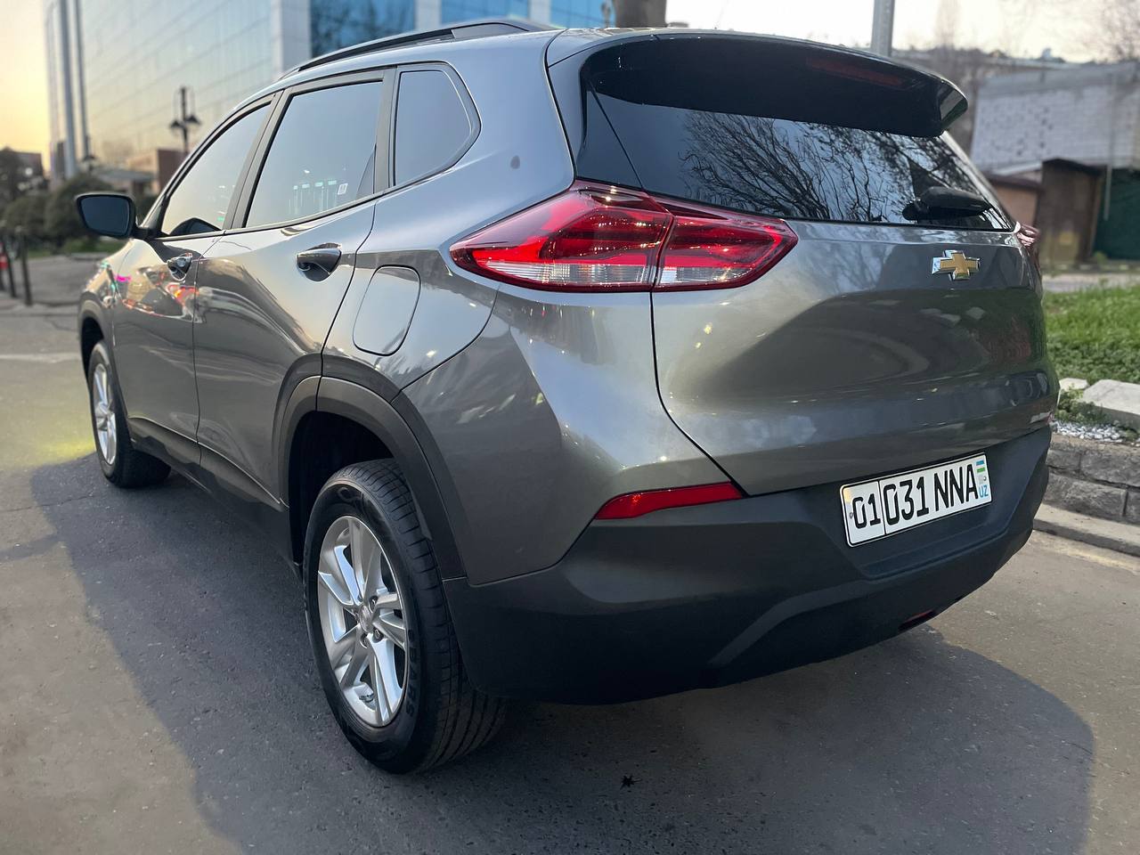Chevrolet Tracker rental — rear view